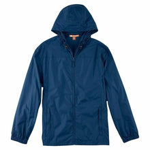 Load image into Gallery viewer, Harriton Men&#39;s Essential Rainwear Nylon Rain Jacket - Navy - Large - New
