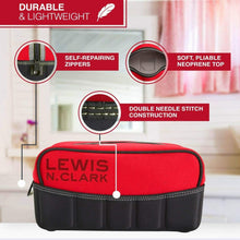 Load image into Gallery viewer, Lewis N. Clark TravelFLEX Classic Toiletry Kit - Travel Organizer - Red - New
