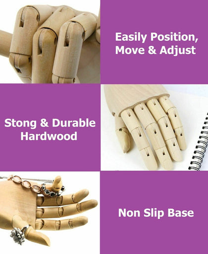 Wooden Right Hand - 12