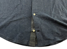 Load image into Gallery viewer, Tailorbyrd Men's Soft Flannel Feel Dress Shirt Long Sleeve Collared Denim &amp; Gray Small
