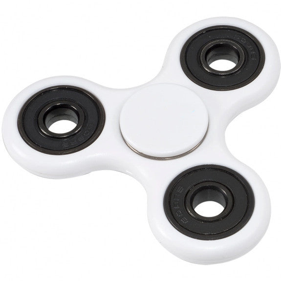 Tri Fidget Spinner Ceramic Toys for Fun and Anxiety Relief, White