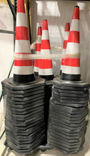Load image into Gallery viewer, Lot of 99 Rubber Cones - 36&quot; - Reflective Construction Roadside Warehouse Warning
