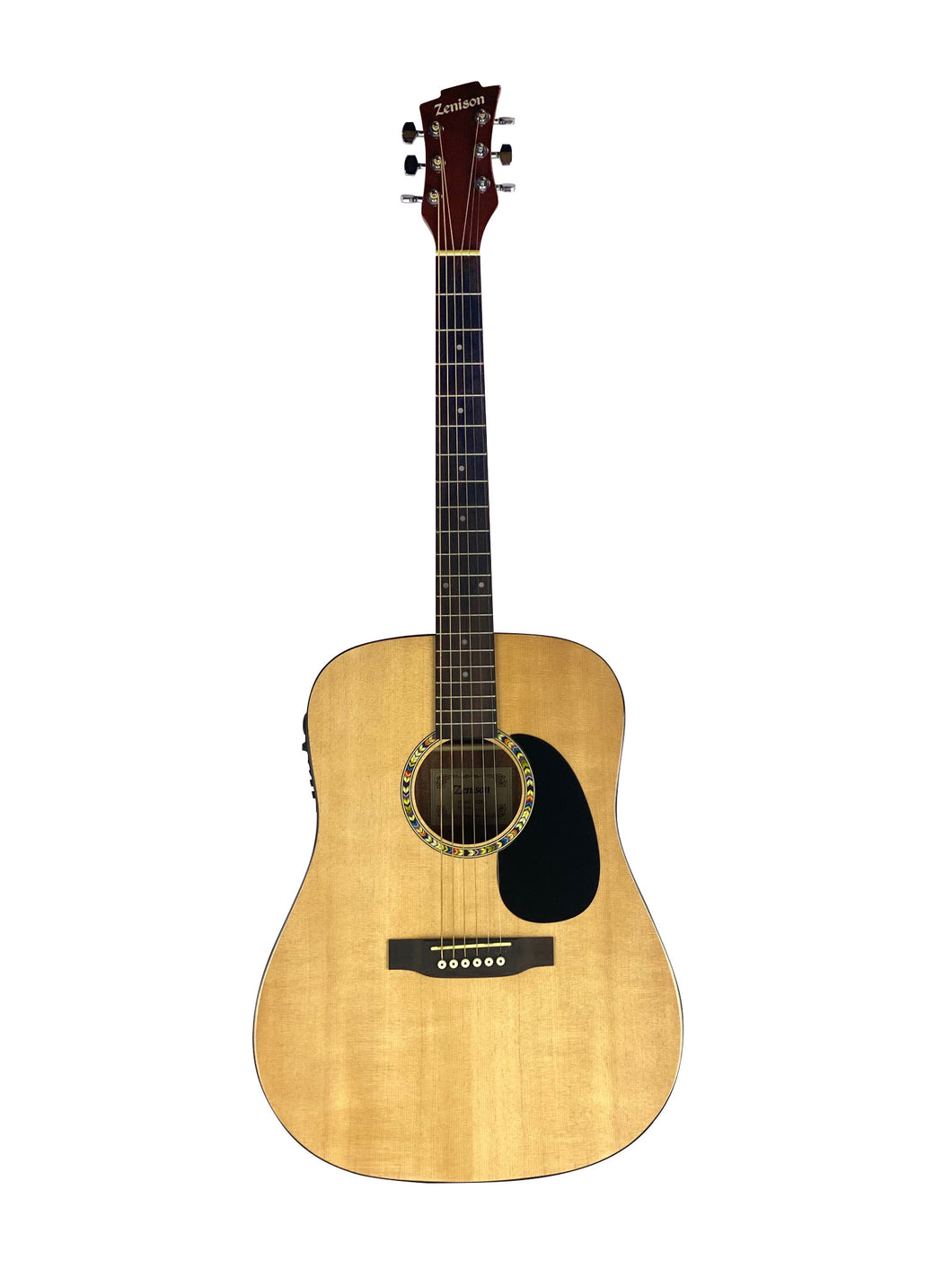Zenison Acoustic Electric Dreadnought Guitar Full Size Traditional Spruce