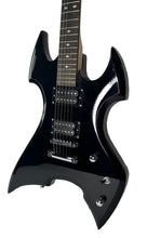 Load image into Gallery viewer, Zenison Heavy Metal Rock Style Electric Guitar Solid Wood Body Maple Black
