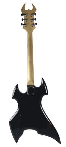 Zenison Heavy Metal Rock Style Electric Guitar Solid Wood Body Maple Black