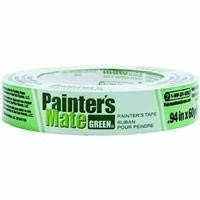Painter's Mate Green Brand CP 150/8-Day Painter's Tape, Multi-Surface, 72mm x 55m, Green, 1 Roll (103364)