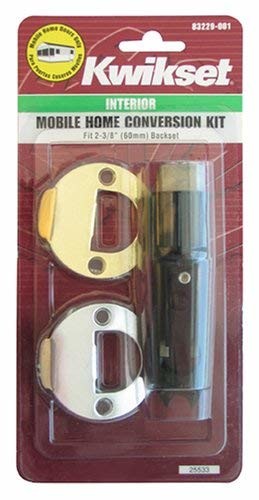Kwikset 12003 CP PL 7/8RF 3/26 CNV KIT Mobile Home Interior Lock Conversion Kit