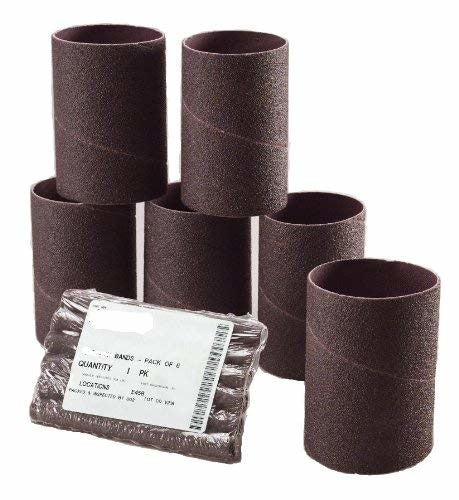 Sungold Abrasives 453057 Spiral Bands Sanding Sleeves 1-1/2-Inch by 5-5/8-Inch 60 Grit Alumium Oxide Cloth, 6-Pack