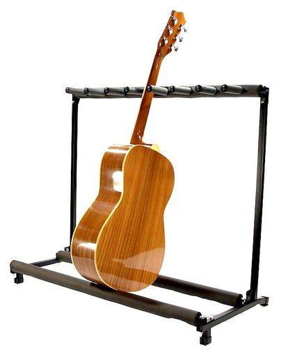 Zenison 7 Guitar Stand Folding Padded Instrument Organizer Display Rack